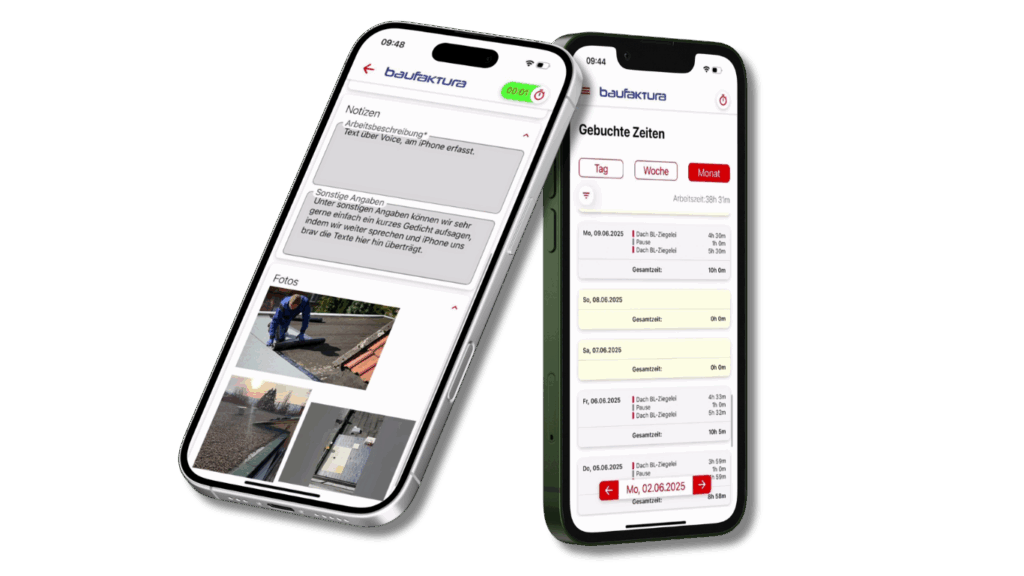 baufaktura zeiterfassung app